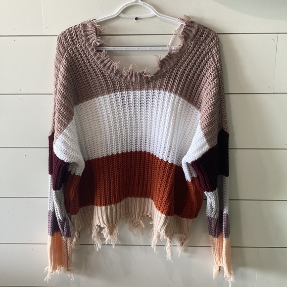 STEVIE HENDER. Striped sweater. - Picture 4 of 4